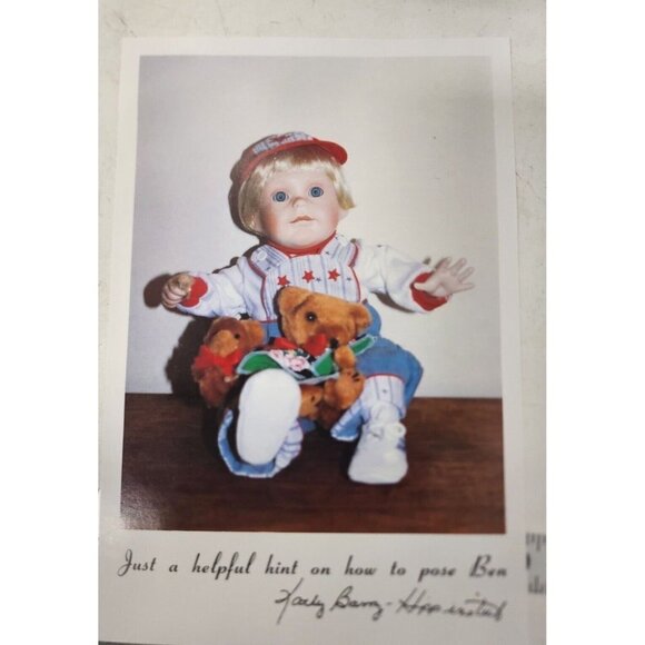 World Gallery By Valeria Shelton Porcelain Doll Ben New in Box - Picture 1 of 11